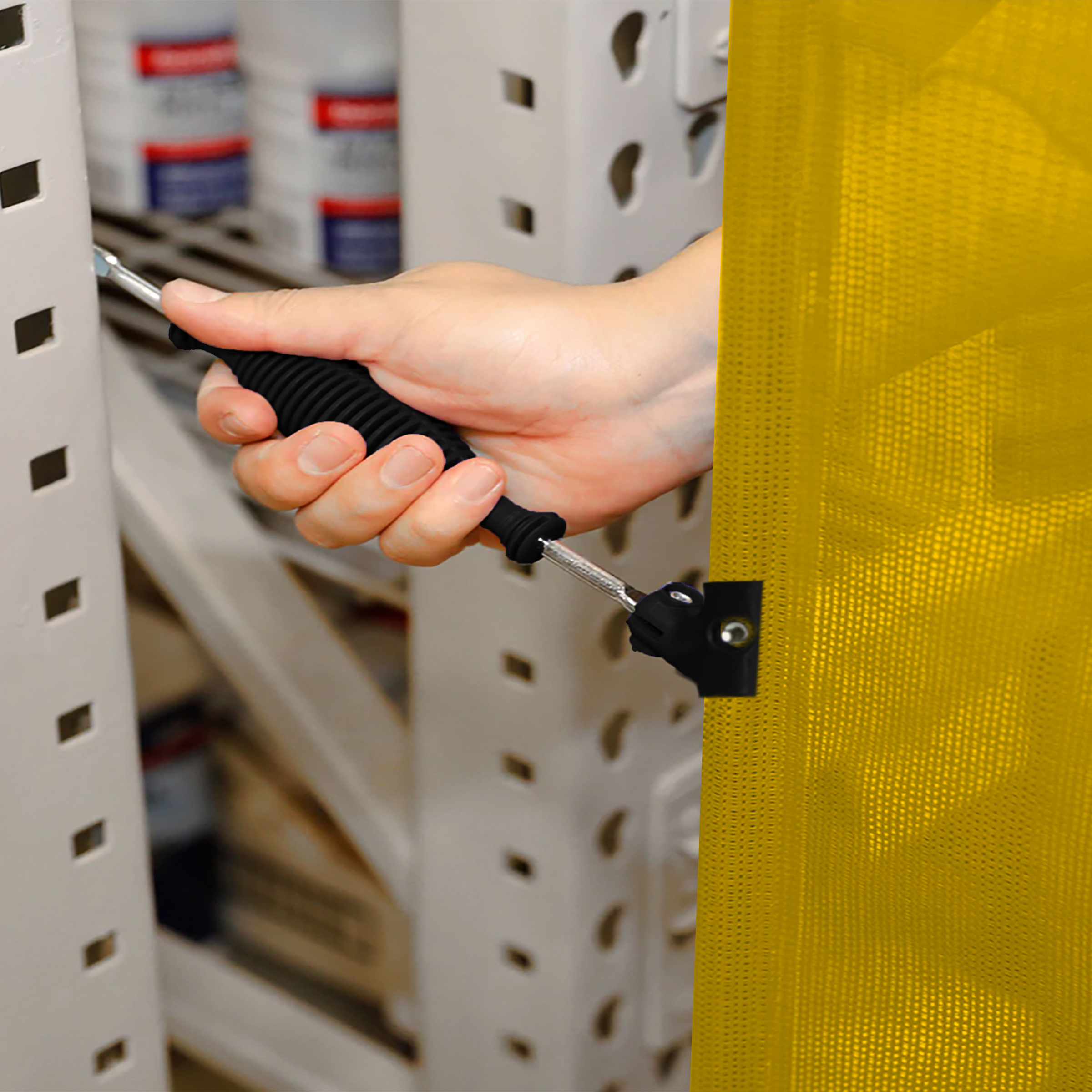 Industrial Hook Yellow