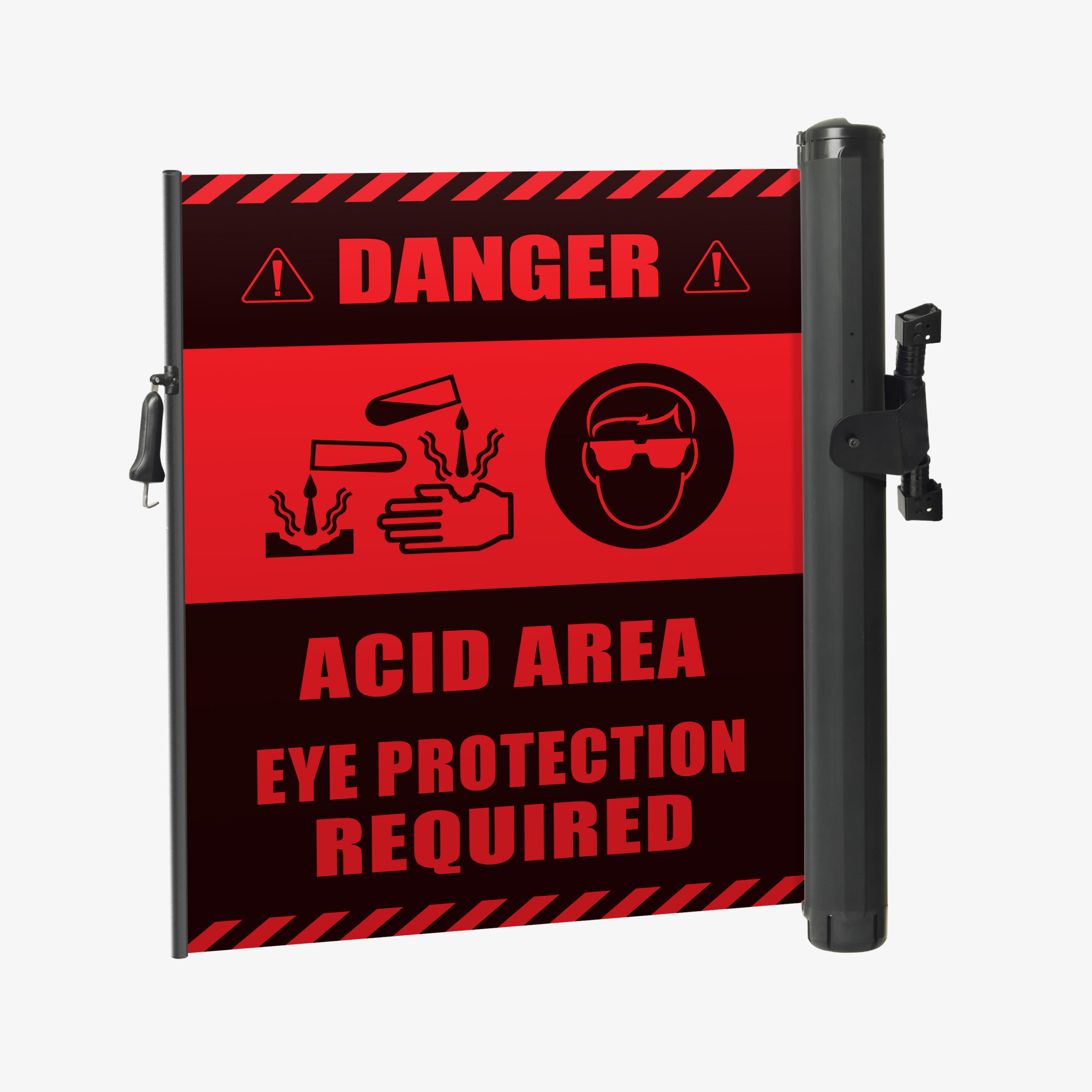 Elastomer Hook Black Ink Red