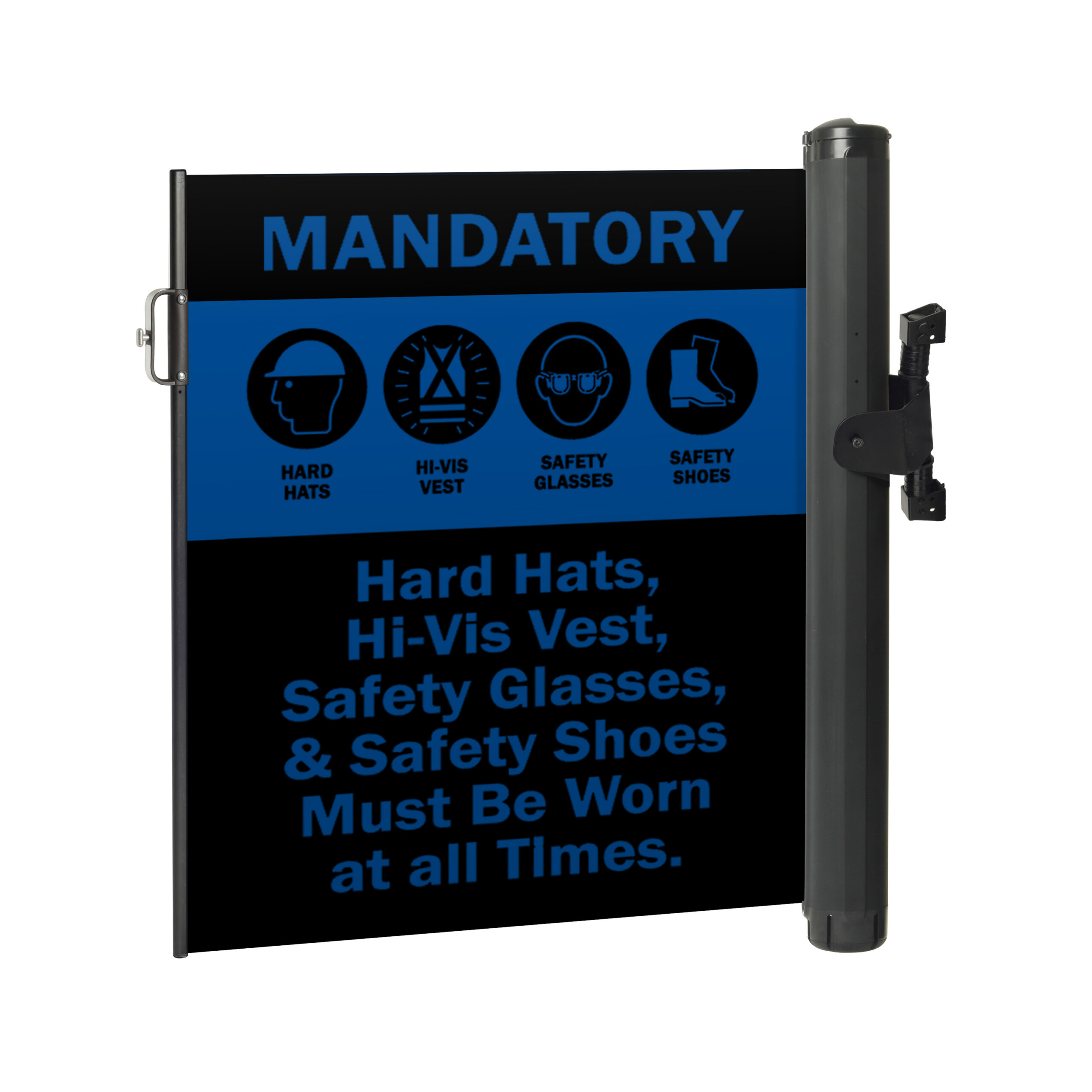 Elastomer Latch Black Ink Blue