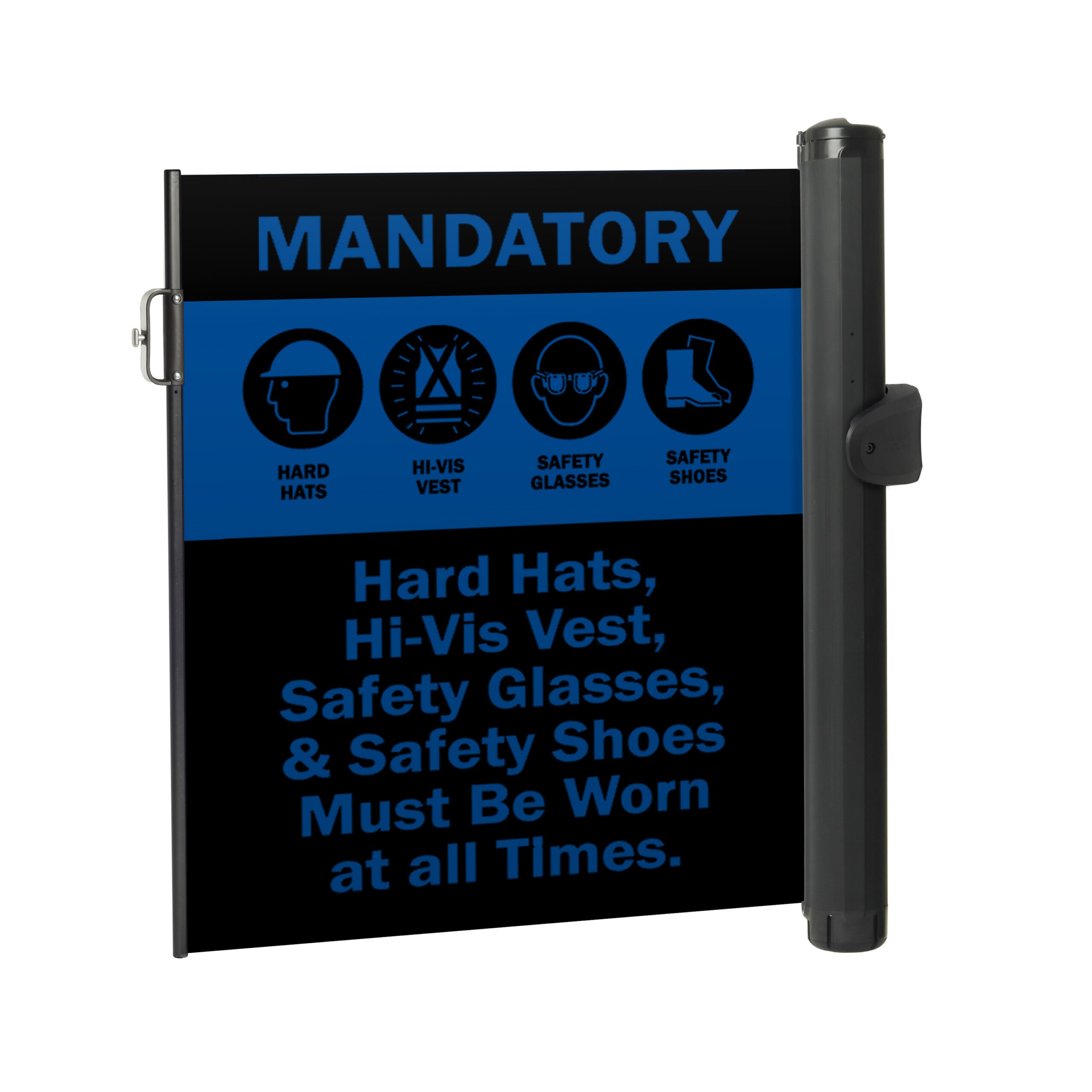 Universal Latch Black Ink Blue